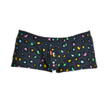 2 Pack Men's Breathable Cotton Printed Low-Rise Seamless Comfort Trunks
