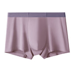 2 Pack Men's Seamless Comfort Stretch Fabric Breathable Modern Fit Solid Color Trunks