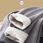 Men's Thermal Pants with Fleece Lining, Thickened Sports Base Layer Pants