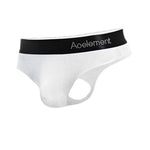 4 Pack Men's Stretch Support Panel Thongs