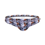 Men's Low-Rise Stylish Print Swim Briefs