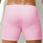 2 Pack Men's Workout Ready Built to Prevent Chafing Ice Silk Boxer Briefs