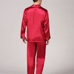 Men's Classic Satin Pajama Set Sleepwear