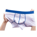 2 Pack Men's Breathable Cotton Seamless Comfort  Skin-Friendly Trunks