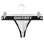 3 Pack Men's Breathable & Stretchy Lifting Effect Large Pouch Thongs