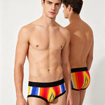 Men's Low-Rise Soft-Touch Fabric Snug Fit Briefs