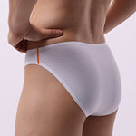 3 Pack Men's Breathable Mesh Sexy Low-Rise Supportive Pouch Bikini