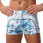 Men's Comfy Waistband Stay-Put Fit Bold Prints Swim Shorts & Trunks