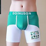 Men's Anti-Chafing Sports Boxer Briefs with Spacious Pouch