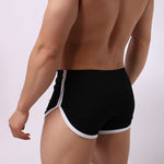 3 Pack Men's Ultra-Soft Cotton Seamless Solid Color Lightweight Trunks
