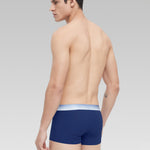 3 Pack Men's Breathable Threaded Fabric Ball Pouch Trunks