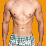 2 Pack Men's Loose Aloha Cotton Plaid Home Pants