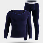 Fleece Lined Men's Thermal Underwear With Support Pouch