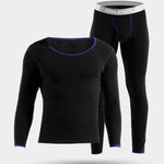 Fleece Lined Men's Thermal Underwear With Support Pouch