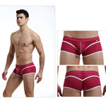 2 Pack Men's Odor-Control Breathable Mesh with U-Pouch Design Trunks
