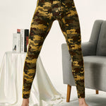 Men's Camouflage Cotton Long Johns with Side Stripes