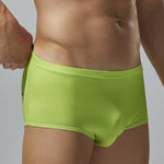 2 Pack Men's Cartoon Print Low-Rise Trunks – Seamless & Lightweight Fit