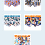4 Pack Men's Breathable Printed Comfy Waistband Stretch Trunks