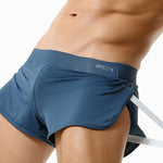 Men's Breathable Mesh Boxer Shorts With Separate Pouch