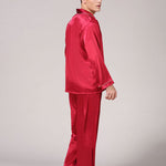 Men's Classic Satin Pajama Set Sleepwear