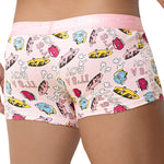 4 Pack Men's Cartoon Cotton Anti-Bacterial Boxer Briefs