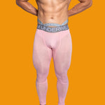 Men's Low-Rise Breathable Silk-Like Semi-Transparent Tights