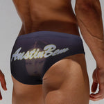 Men's Bold Prints Sporty Cut Anti-Chafing UV Protection Swim Briefs