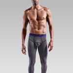 Men's Autumn Johns Underwear 2 in 1 Design Warm Polyester Tights