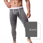 Men's U-Convex Pouch Sexy Base Layer Warm Pants Sleep Pants