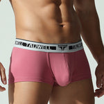 2 Pack Men's Ultra-Soft Breathable Cotton Supportive Fit Sporty Cut Comfy Trunks
