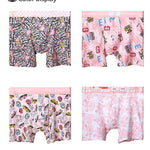 3 Pack Men's Anti-Chafing Stay-Put Fit Bold Prints Skin-Friendly Premium Cotton Boxers Briefs