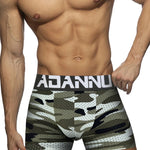 Men's Camouflage Removable Hip Pad Boxer Briefs