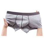 2 Pack Men's Breathable Cotton Seamless Comfort  Skin-Friendly Trunks