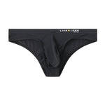 4 Pack Men's Ice Silk Low-Rise Big Pouch Sexy Comfortable Bikini