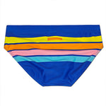 Men's Sexy Color Striped Swim Briefs