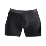 2 Pack Men's 3-Way Lift Icy Silk Striped Ultra Comfort & Breathable Boxer Briefs