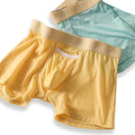 3 Pack Men's Stay-Put Fit Stretch Fabric Seamless Comfort Trunks