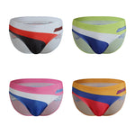 Men's Low-Rise Supportive Fit Quick-Dry Full Coverage Swim Briefs