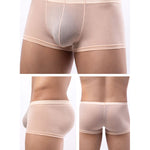 4 Pack Men's Sexy Breathable Jacquard Trunks