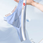3 Pack Men's Ice Silk Sexy U-Shaped Pouch Kiss Thong