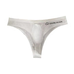 4-pack Men's Sexy Solid Color Letter Seamless Thong