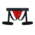Men's Second-Skin Feel Adjustable Skin-Friendly Chafe-Free Design Shoulder Strap & Jockstrap