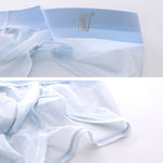 Men’s Sheer Mesh Trunks with U-Shaped Support Pouch