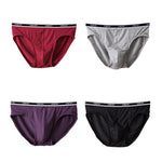 3 Pack Men's Soft and Breathable Solid Color Modal Briefs