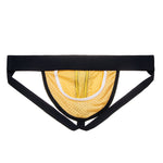 2 Pack Men's Supportive U-Pouch Day-Long Comfort Chafe-Free Design Jockstraps