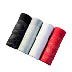 3 Pack Men's Mulberry Silk 10A Antibacterial High Elastic 3D Pouch Trunks