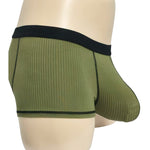3 Pack Men's Ultra-Thin Cooling Large Supportive Pouch Breathable Low-Rise Trunks