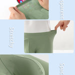 3 Pack Men's Ice Silk Mesh Large Pouch Solid Color Sexy Trunks