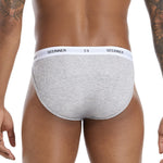 3 Pack Men's Sporty Comfy Waistband Briefs