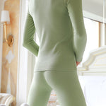 Men's Full Coverage Solid Color Ultra-Soft Cotton Comfortable Smooth Thermal Sets